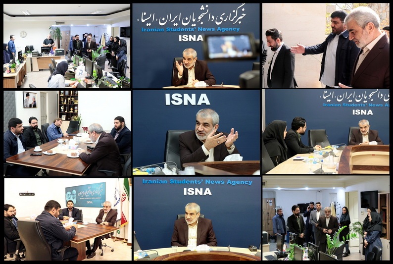 دکتر کدخدایی از خبرگزاری ایسنا بازدید کرد